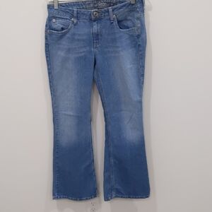 2 Pair Size 7 Short Arizona Jean Company Light Blue Flare Jeans